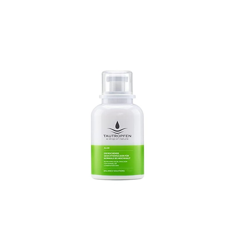 Tautropfen Algae Balance Refreshing Facial Emulsion Solutions for Normal/Combination Skin,
