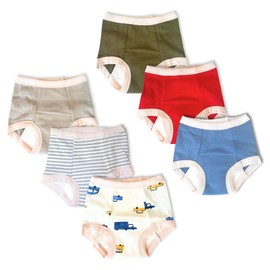 Peejamas Daytime Trainers - Comfortable Toddler Underwear for Potty Training - Diaper Replacement Training Pants for Toddlers - Easy-to-Clean Training Pants (6-Pack - Bold Explorer - 3T)