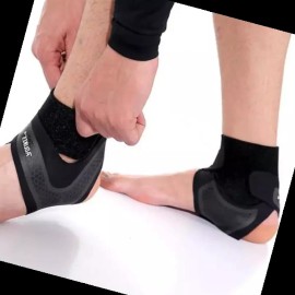 발목보호대 2중 찍찍이 압박 밴딩 배드민턴 농구 축구 [왼쪽(左)/FREE(L)] Ankle Support Double Velcro Compression Band for Badminton Basketball Soccer [Left(左)/FREE(L)]