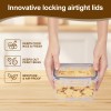 24pcs Sealed plastic food storage container set is suitable for
