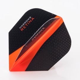 5 x SETS HARROWS RETINA ORANGE DART FLIGHTS STANDARD