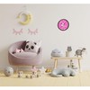 CreaDesign, WU-01-1032-02 Butterfly Pink Wall Clock for Children's Room, Customisable