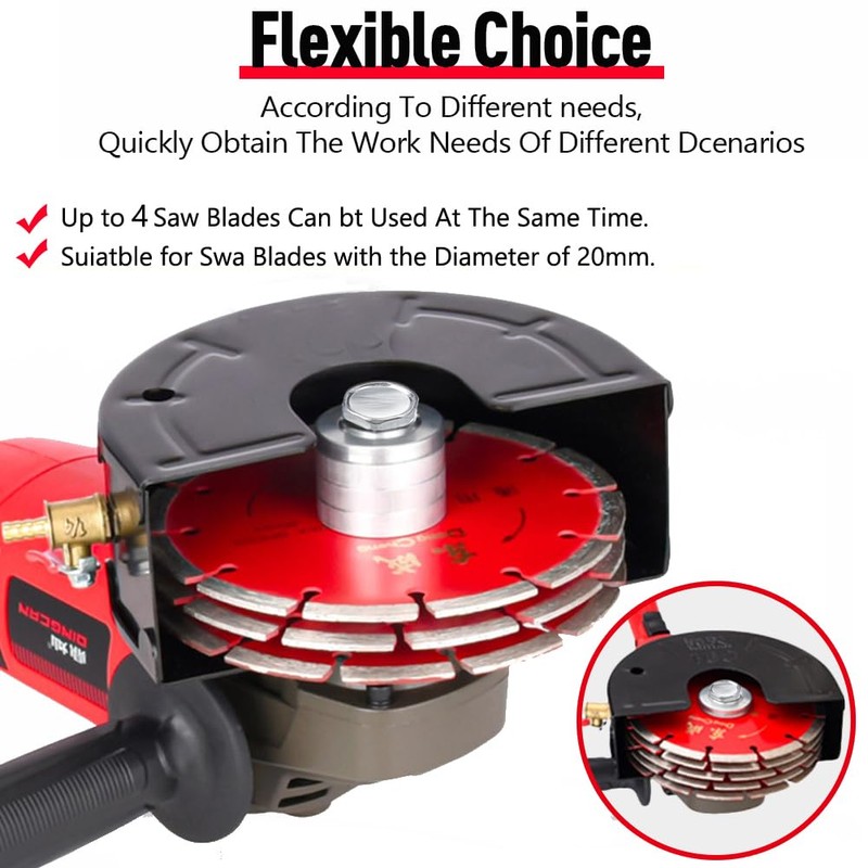Gasea M14 Angle Grinder to Grooving Machine Adapter Conversion Head