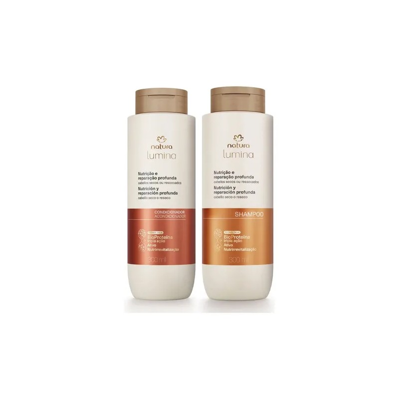 Shampo Acondicionador Nutricion Reparacion Profunda Lumina Natura 300ml
