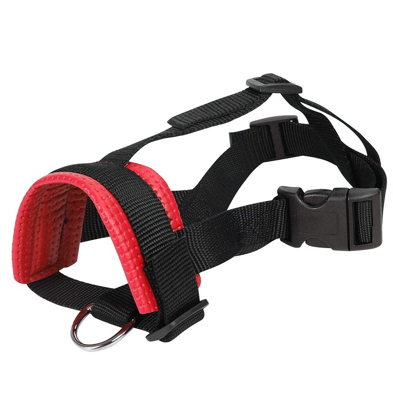 Head Strap Dog Muzzle Prevent from Taking Off by Paws