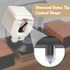 2 Pack ATN3600L Record Player Needles Replacement with 2 Stylus