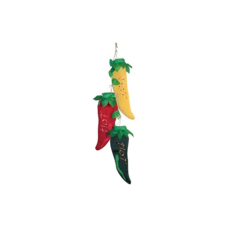 In the Breeze String of Hot Chilies 3D Windsock