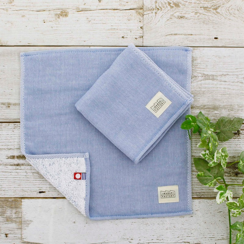 Imabari Factory Imabari Towel Handkerchief, 7days Handkerchief, Approx. 9.8 x