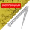 Stainless Steel Welding Taper Gap Gauge Portable Depth Ruler Hole