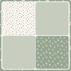 4 Rolls Wedding Wrapping Paper- 17 x 120 in Sage