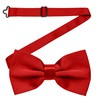 Dibi Mens Solid Color Formal Pre Tied Bow Ties -