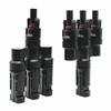 A pair of Triple Branch 1 to 3 way Solar