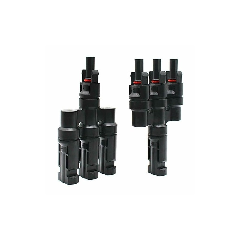 A pair of Triple Branch 1 to 3 way Solar