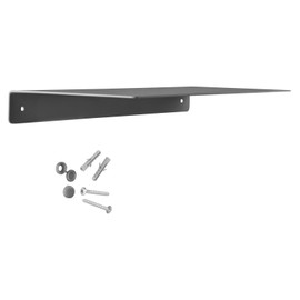 SOTECH Design Wandregal Hover-III 350 x 130 x 30 mm anthrazit, Wandmontage, Wandboard inkl. Befestigungsset für Bad Küche oder Wohnzimmer