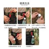 ALLVD Plastic Bottle Holder 2 Pack Portable Nylon Double Insurance