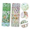 STOBOK 12pcs Decorative Washi Tapes for Scrapbooking and Journaling Spring