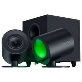 Razer Nommo V2 -Full-Range 2.1 PC Gaming Speakers with Wired Subwoofer: THX Spatial Audio -Rear Projection Chroma RGB - 3” Drivers -Down-Firing Subwoofer 5.5” Driver,Wireless Control Pod (Renewed)