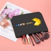 JXGZSO Funny Solar System Makeup Bag Space Theme Party Makeup
