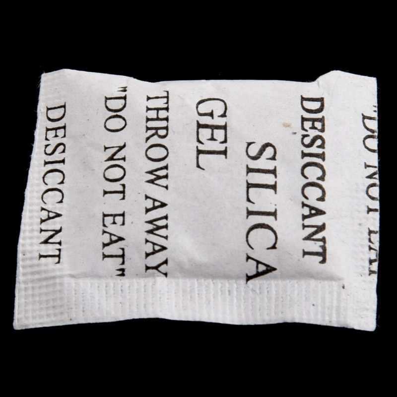 Jesnoe 50 Pieces Silica Desiccant Drying Humidity Absorber Sachets Bags