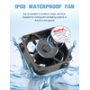 Wathai IP68 60mm x 25mm DC 12V Waterproof Cooling Fan