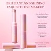 Baorder 3 Farben Glitter Crystal Jelly Eyeshadow Stick,Glitter Makeup,Highlighter Brightener