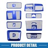 A ABSOPRO Gear Shift Panel Electronic Handbrake Button Cover Trim