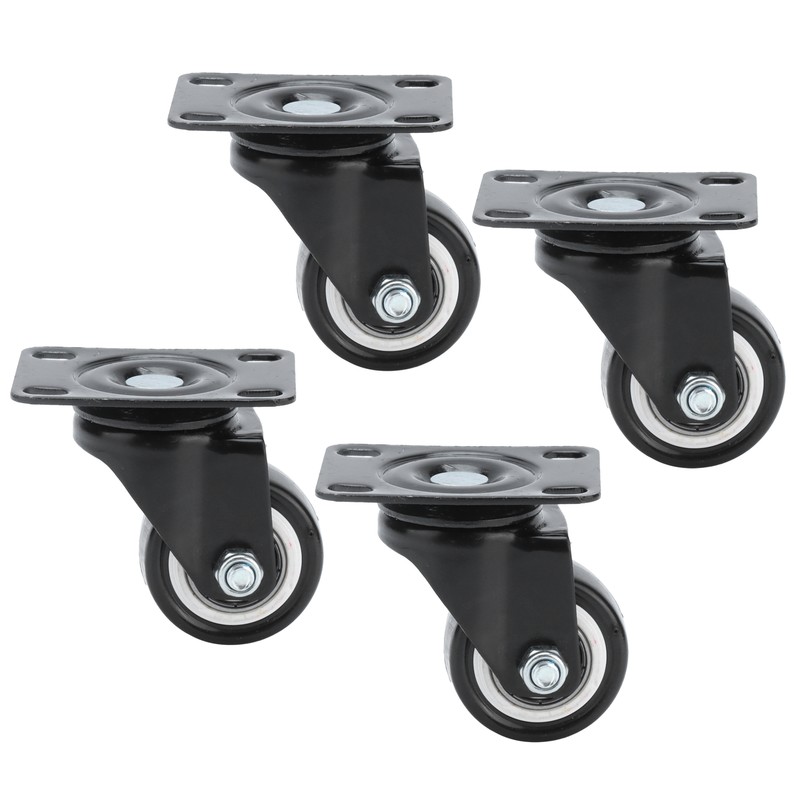4PCS 1.5 Inch Universal Wheel 360° Rotation Heavy Caster Silence