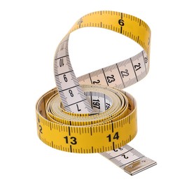 Operitacx Herrscher Taillenmaßband Weiches Maßband für Körpermaße Nähband Klebeband für den Körper messen Stoffmaßband für den Körper Zollband zur Körpermessung Maßband Körpermaßband Eisen