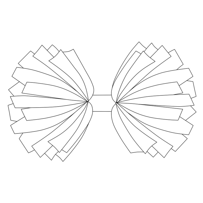 Danzcue Paquete de 2 pompones de plástico de 6 pulgadas