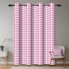 ggaimwf 107 x 160 cm Plaid Eyelet Curtain Buffalo Check
