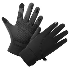 Guantes térmicos de invierno unisex, impermeables, para clima frío, pantalla táctil, guantes de invierno para correr, ciclismo, senderismo y conducir