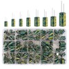 KSOPUERT 15 Value 225 Pieces 1uF-470uF Aluminium Capacitor Box Kit