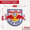 Unbranded New York Red Bulls MLS Club Logo Iron On