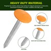Survey Stakes Galvanized Steel Property Markers, Heavy Duty Survey Markers,