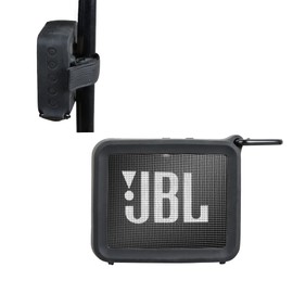 Protective Storage Silica Gel Shell for JBL GO 2 Bluetooth Speaker - Hermitshell (Black)