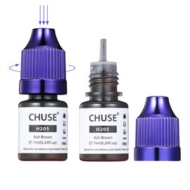 CHUSE PMU Hybrid Liquid Eyebrow Pigments 0.24oz/7ml (H205 Ash Brown)