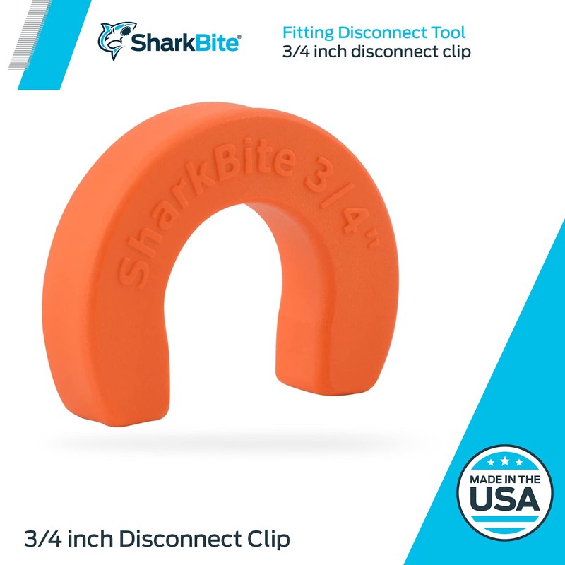 SharkBite 3/4 Inch Disconnect Clip for Push to Connect Brass