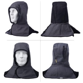 Head Protection Welder Hat Welder Protection Cap Welder Protective Hat Split Cowhide Welding Helmet Protective Cap for Soldering Iron and Soldering Iron