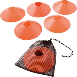 Kaiser KW-055 Marker Cones, Set of 10, Soccer, Skateboard, Street with Case, Family Sports
