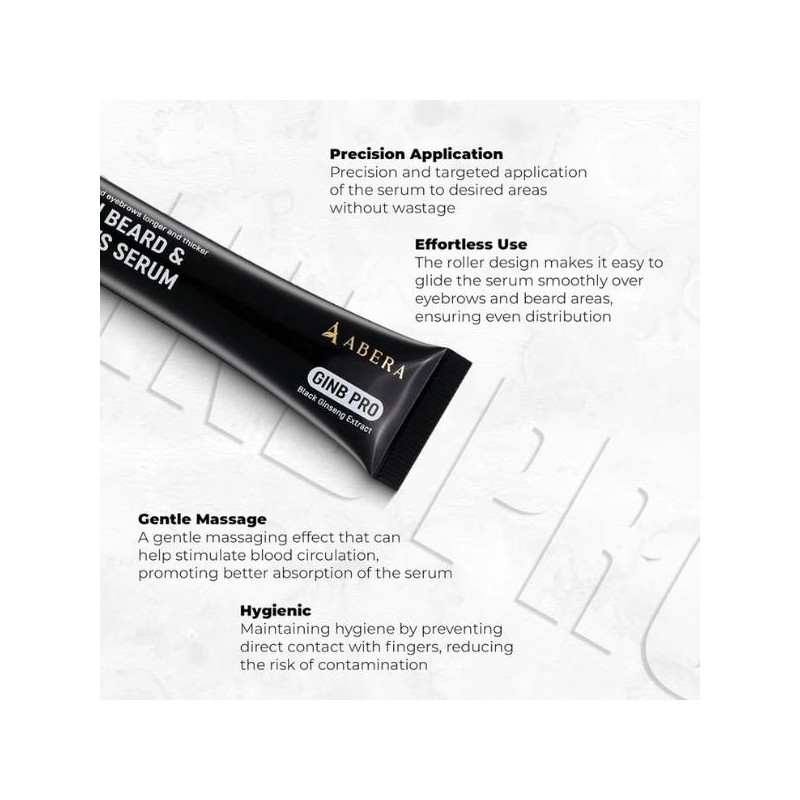 Abera Ginb Advanced Growth Beard & Eyebrows Serum For Men