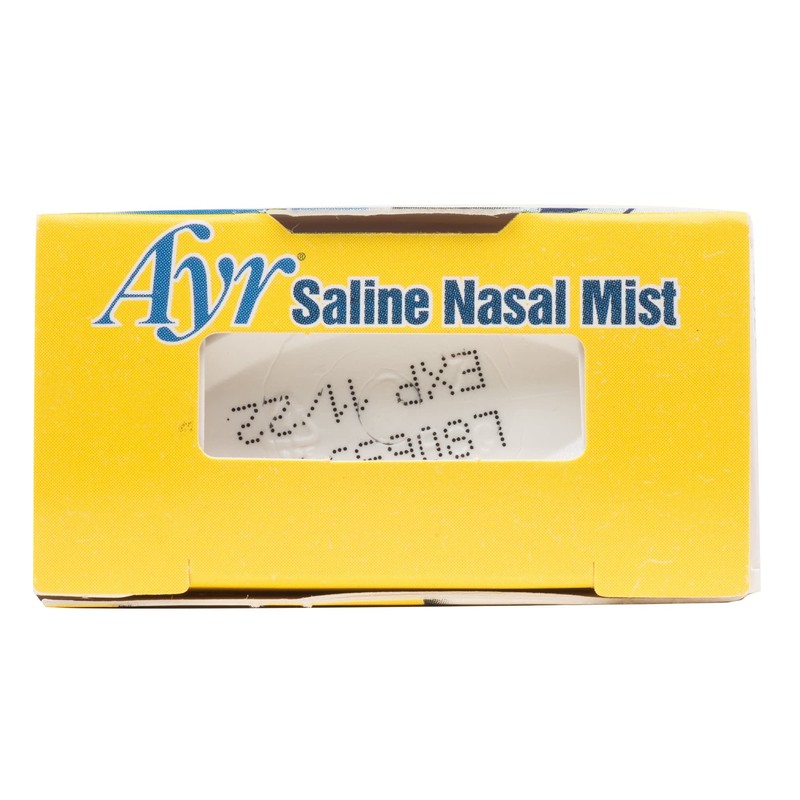 Ayr Saline Nasal Mist, 1.69-ounce Spray Bottles (Pack of 3)