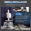 Truck Hub Seal Installer Kit, 5PCS Bearing Race and Seal