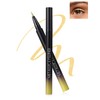 Glitter Liquid Gold Eyeliner, Diamond Shimmer Eyeliner Waterproof Long-Lasting, Metallic