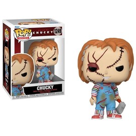 POP Bride of Chucky - Chucky Funko Vinyl Figure (Bundled with Compatible Box Protector Case), Multicolor, 3.75 inches