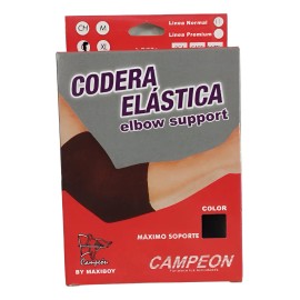 Codera Elástica Negro Campeón M
