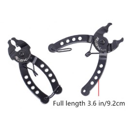 FZGLHQQ Mini Size Bike Chain Piler, 2 in 1 Bike Bicycle Opener Closer Bike Link Remover Plier Fit Magic Bicycle Buckle Repair Removal Tool Accessories for 7/8/9/10/11/12 Speed ​​Chain