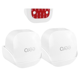 OkeMeeo Wall Mount for eero 6+, Adhesive Mount for eero 6 Plus Dual-Band mesh Wi-Fi 6 Without Drilling (Strongly Adhesive, 2 Pack)