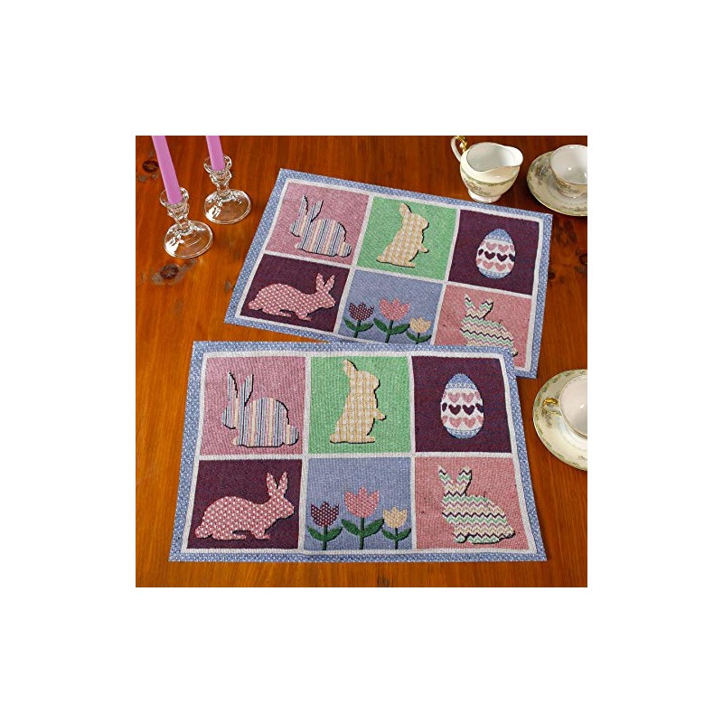 Gilbins Tapestry Table Placemats for Dinner Parties, Event Décor Set