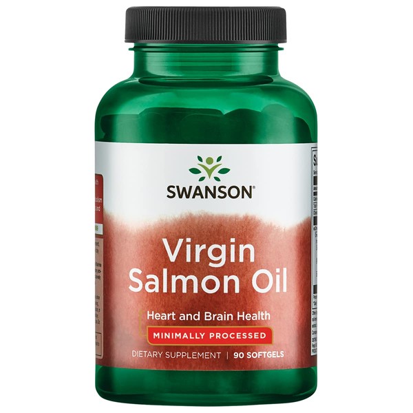 Swanson Virgin Salmon Oil (ecomega) 1050 Milligrams 90 Sgels