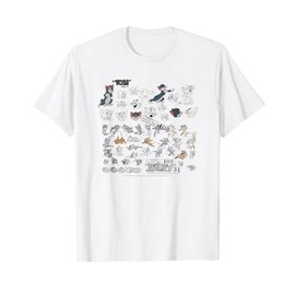 Tom And Jerry Cartoon Dep T-Shirt, White